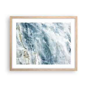 Póster en marco roble claro - El mundo de hielo - 50x40 cm