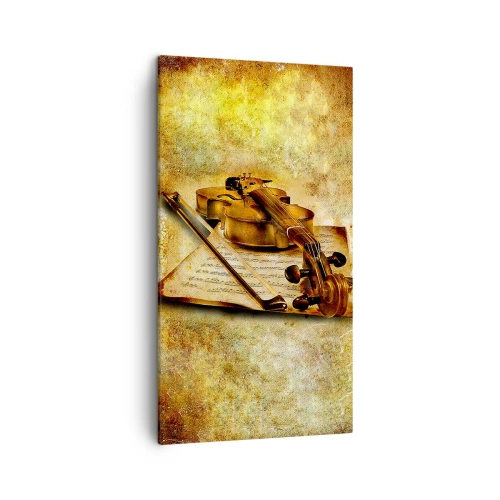 Cuadro sobre lienzo - Impresión de Imagen - Se necesita un virtuoso de inmediato - 45x80 cm