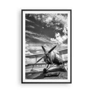 Póster en marco negro - No puedo esperar - 61x91 cm