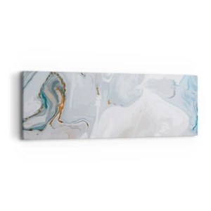 Cuadro sobre lienzo - Impresión de Imagen - Blanco fusión - 90x30 cm