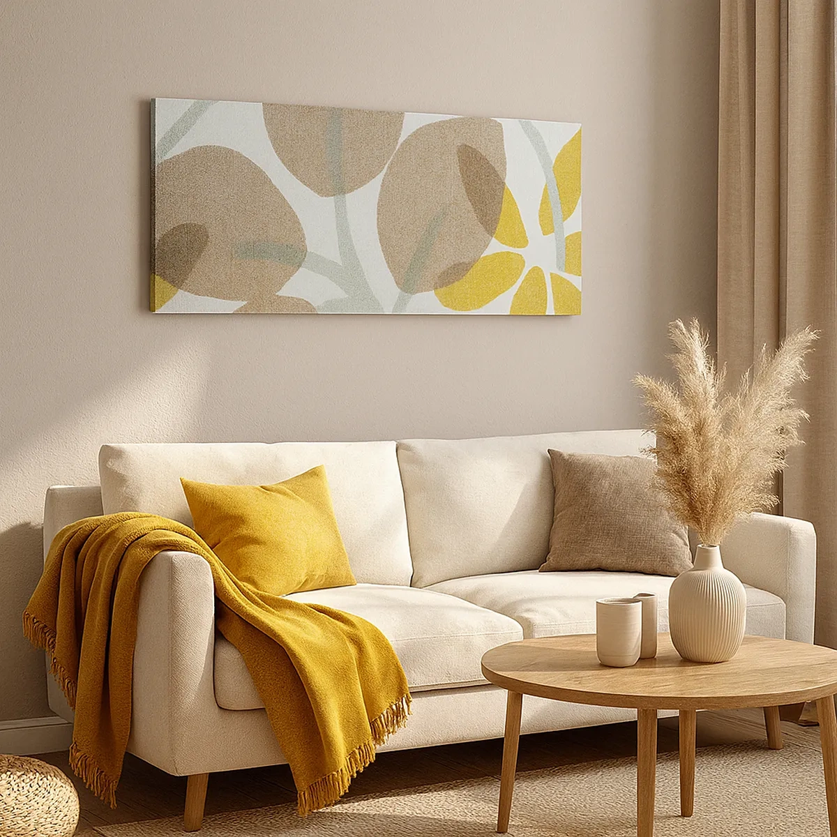 Cuadro sobre lienzo - Impresión de Imagen - Composición a pleno sol - 30x30 cm