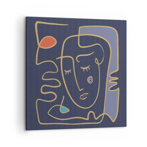 Cuadro sobre lienzo - Impresión de Imagen - En un maravilloso sueño - 50x50 cm