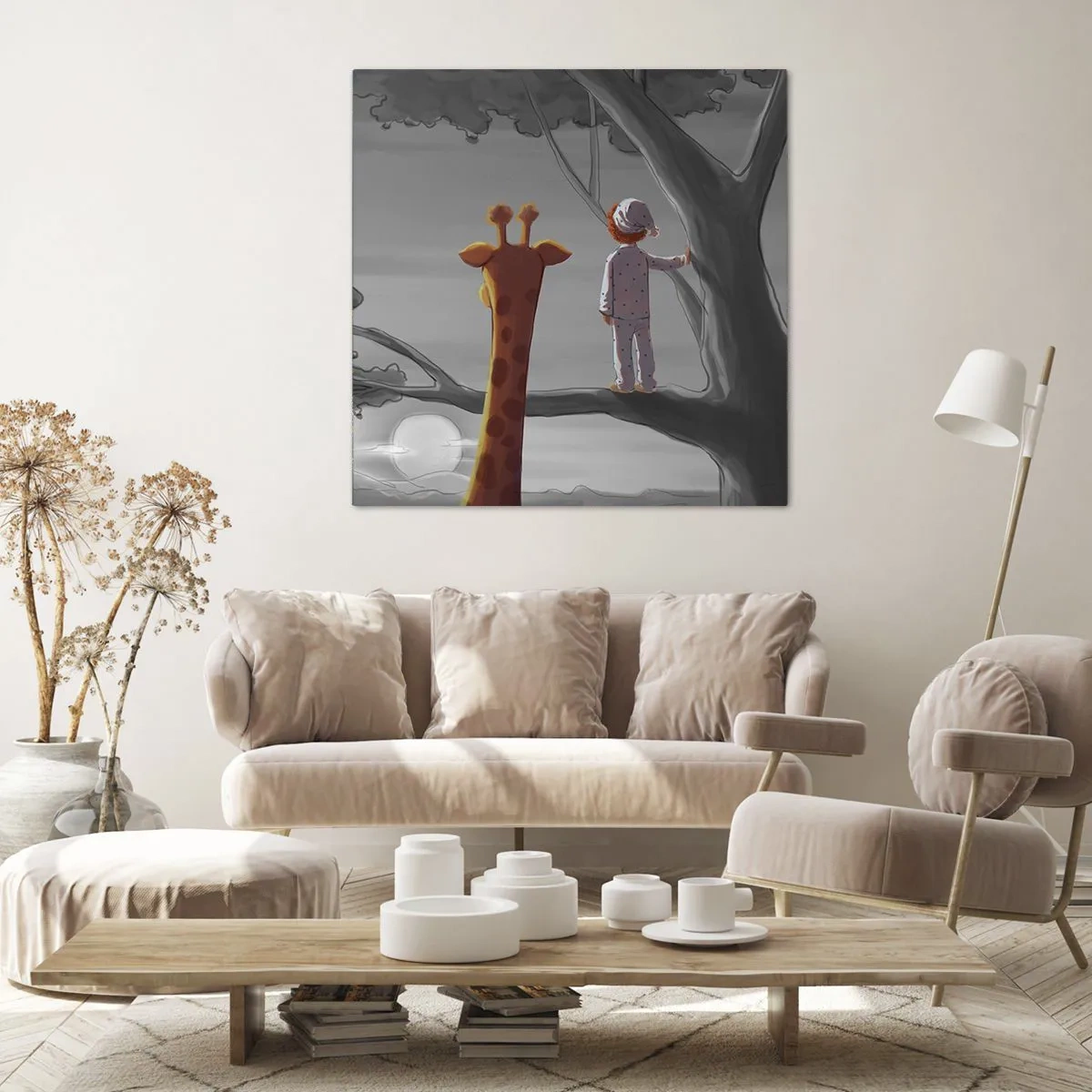 Cuadro sobre lienzo - Impresión de Imagen - ¿Está sucediendo de verdad? - 70x70 cm