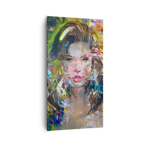 Cuadro sobre lienzo - Impresión de Imagen - Tras el velo del aire - 55x100 cm