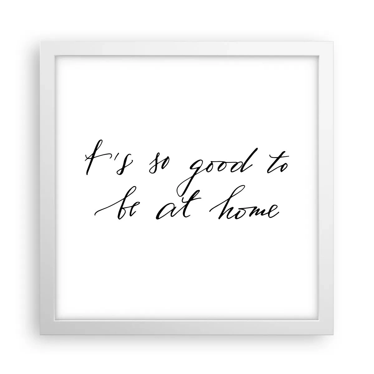 Póster en marco blanco - Toda la verdad - 30x30 cm