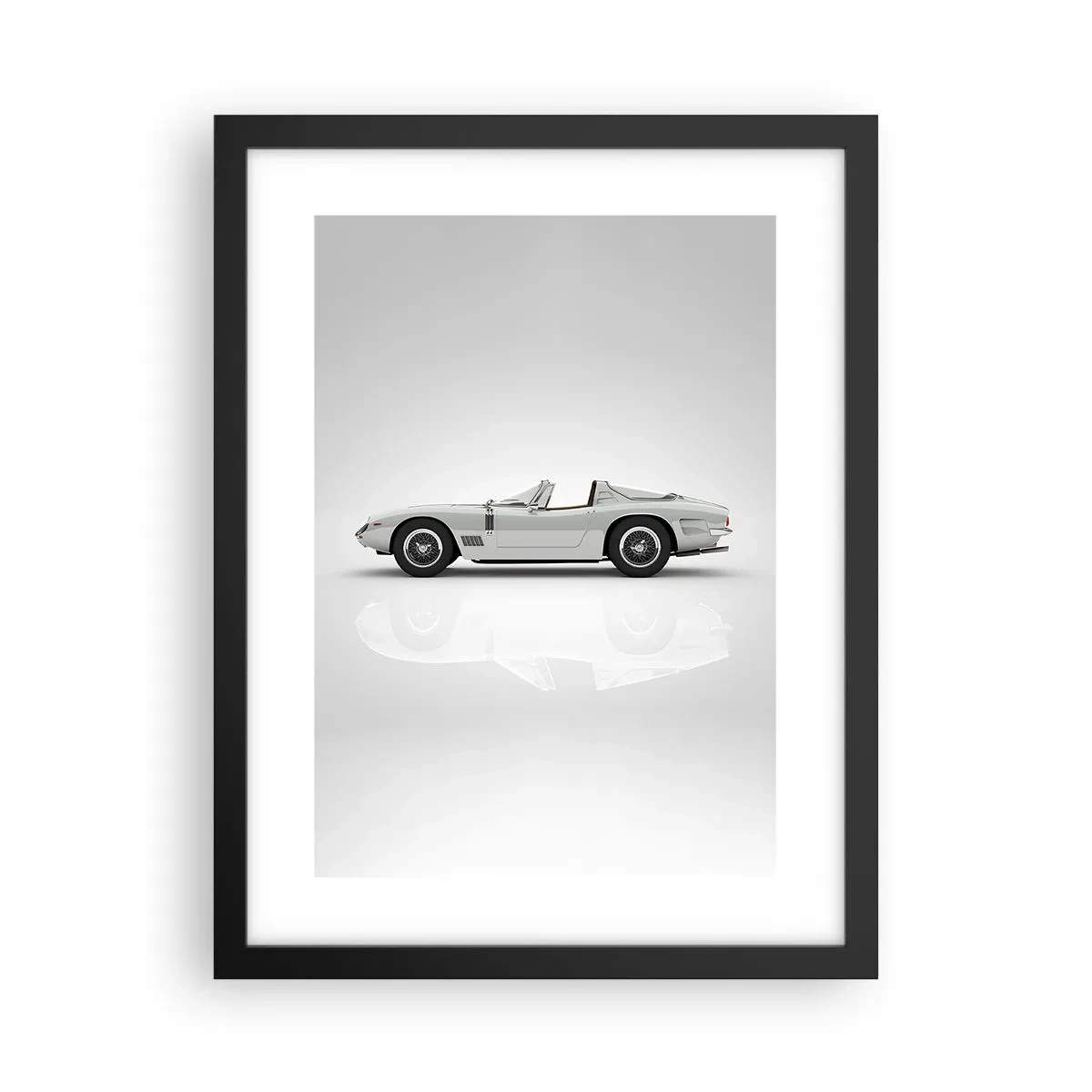 Póster en marco negro - Una promesa de diversión - 30x40 cm