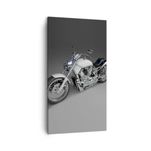 Cuadro sobre lienzo - Impresión de Imagen - Solo puedes arrodillarte - 45x80 cm