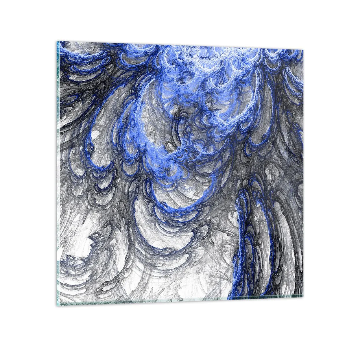 Cuadro sobre vidrio - Impresiones sobre Vidrio - El nacimiento de una ola - 70x70 cm