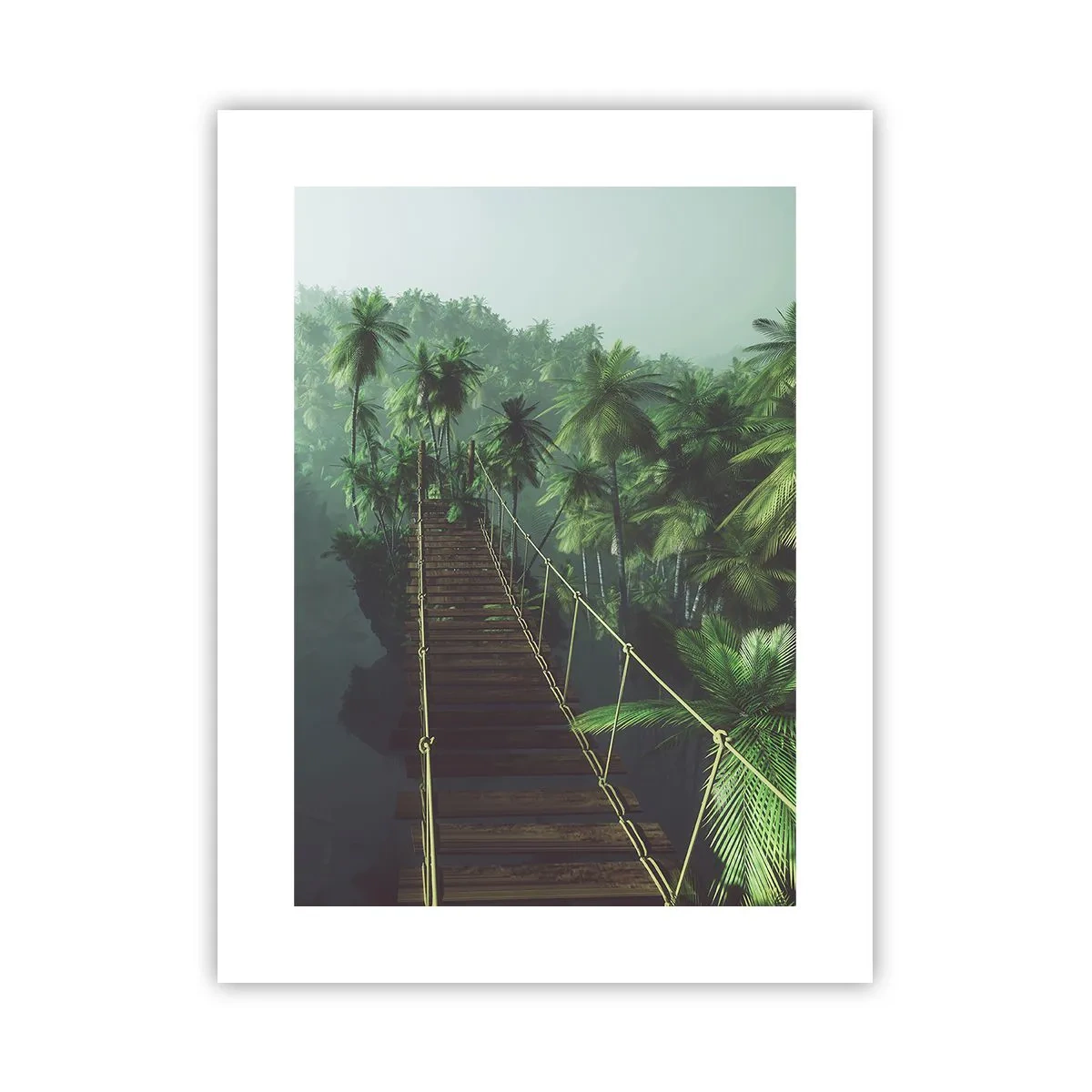 Póster - Sobre un mar de verde - 30x40 cm