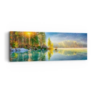 Cuadro sobre lienzo - Impresión de Imagen - Majestuosidad y dulzura - 90x30 cm