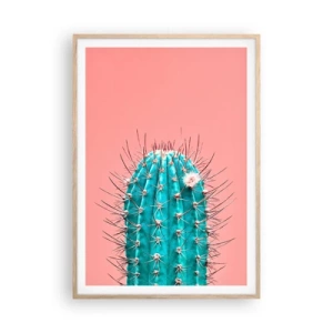 Póster en marco roble claro - Se mira, pero no se toca - 70x100 cm