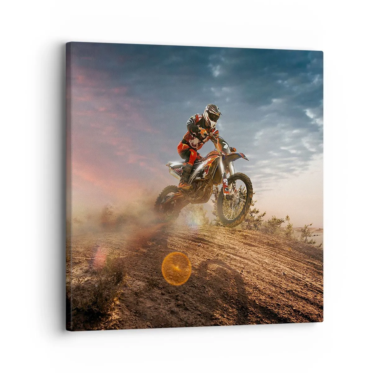 Cuadro sobre lienzo - Impresión de Imagen - A por la victoria - 30x30 cm