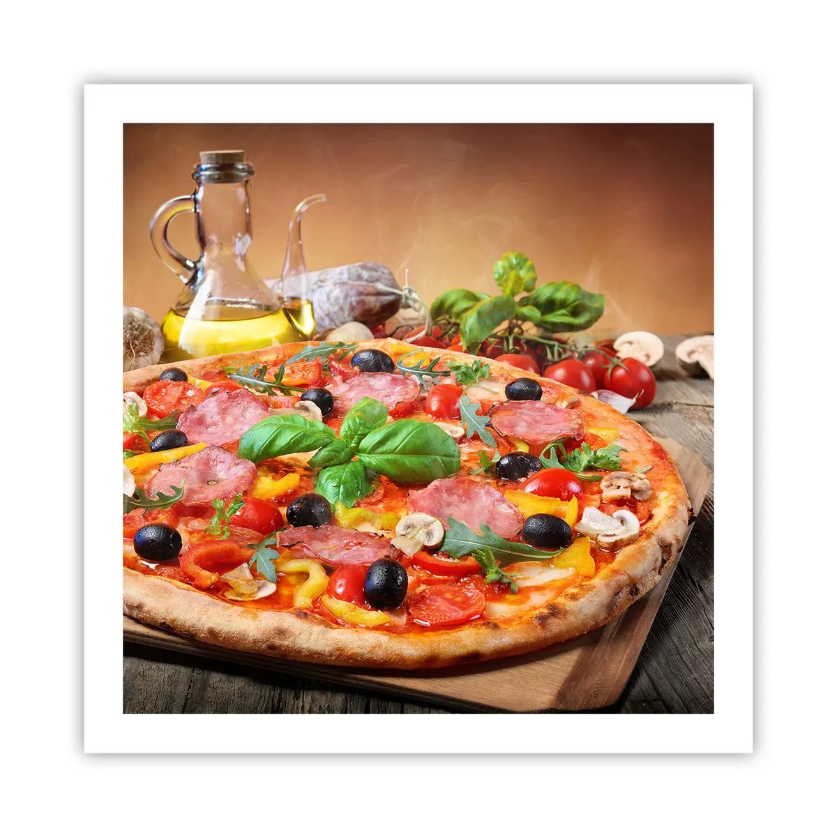 Póster - Con un verdadero sabor italiano - 60x60 cm