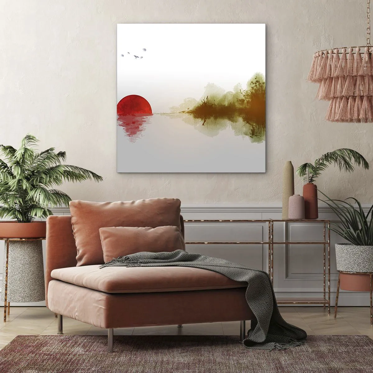 Cuadro sobre lienzo - Impresión de Imagen - Una promesa de paz - 40x40 cm