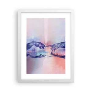 Póster en marco blanco - Chispa divina de vida - 30x40 cm
