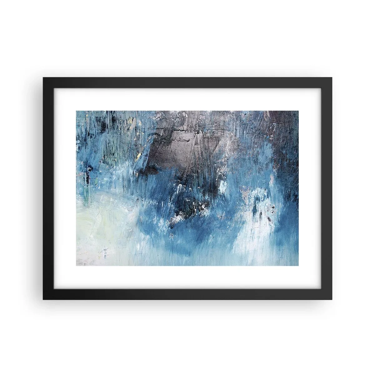 Póster en marco negro - Rapsodia celeste - 40x30 cm