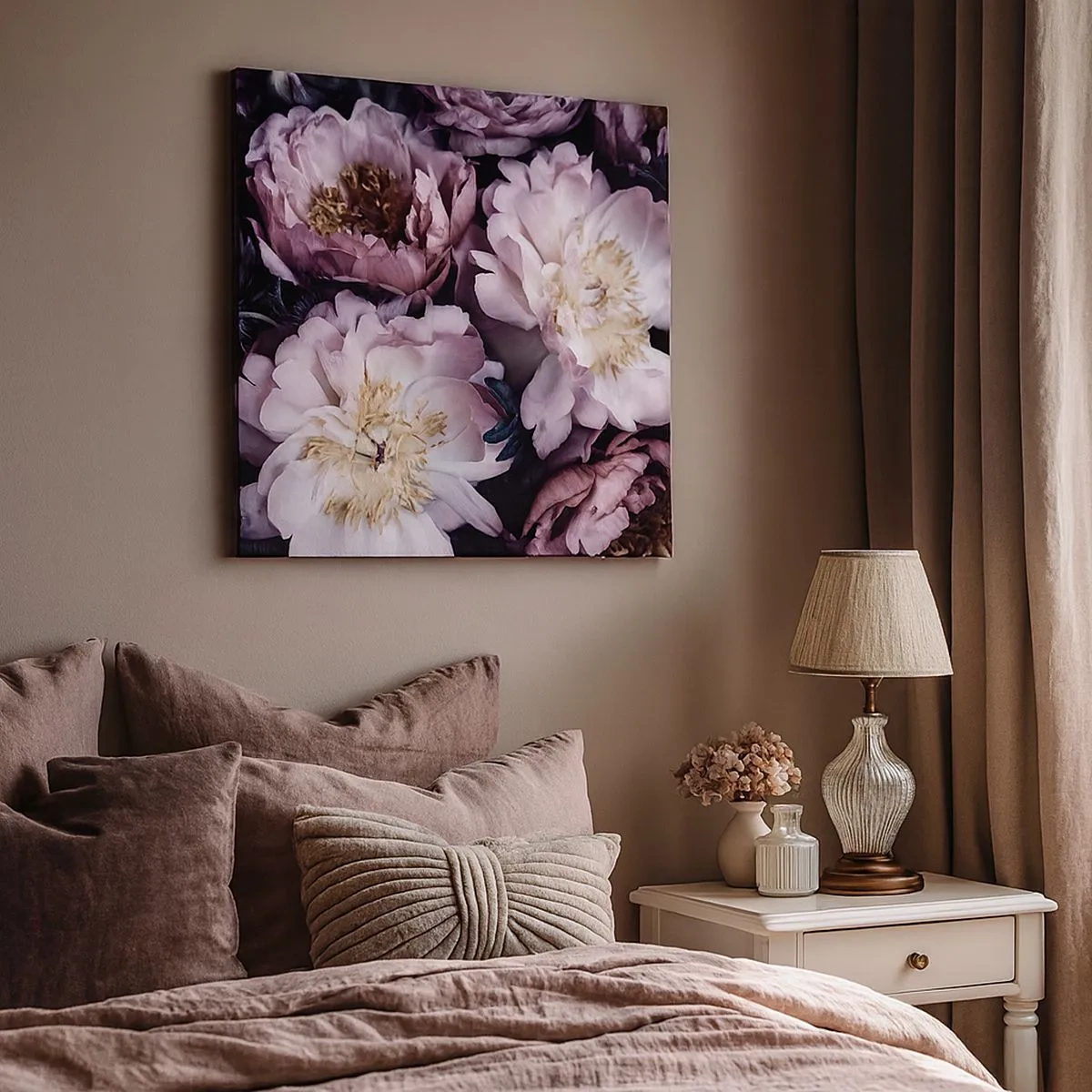 Cuadro sobre lienzo - Impresión de Imagen - Un ramo a la antigua usanza - 30x30 cm