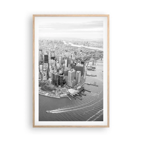 Póster en marco roble claro - ¿Cómo no amar este lugar? - 61x91 cm