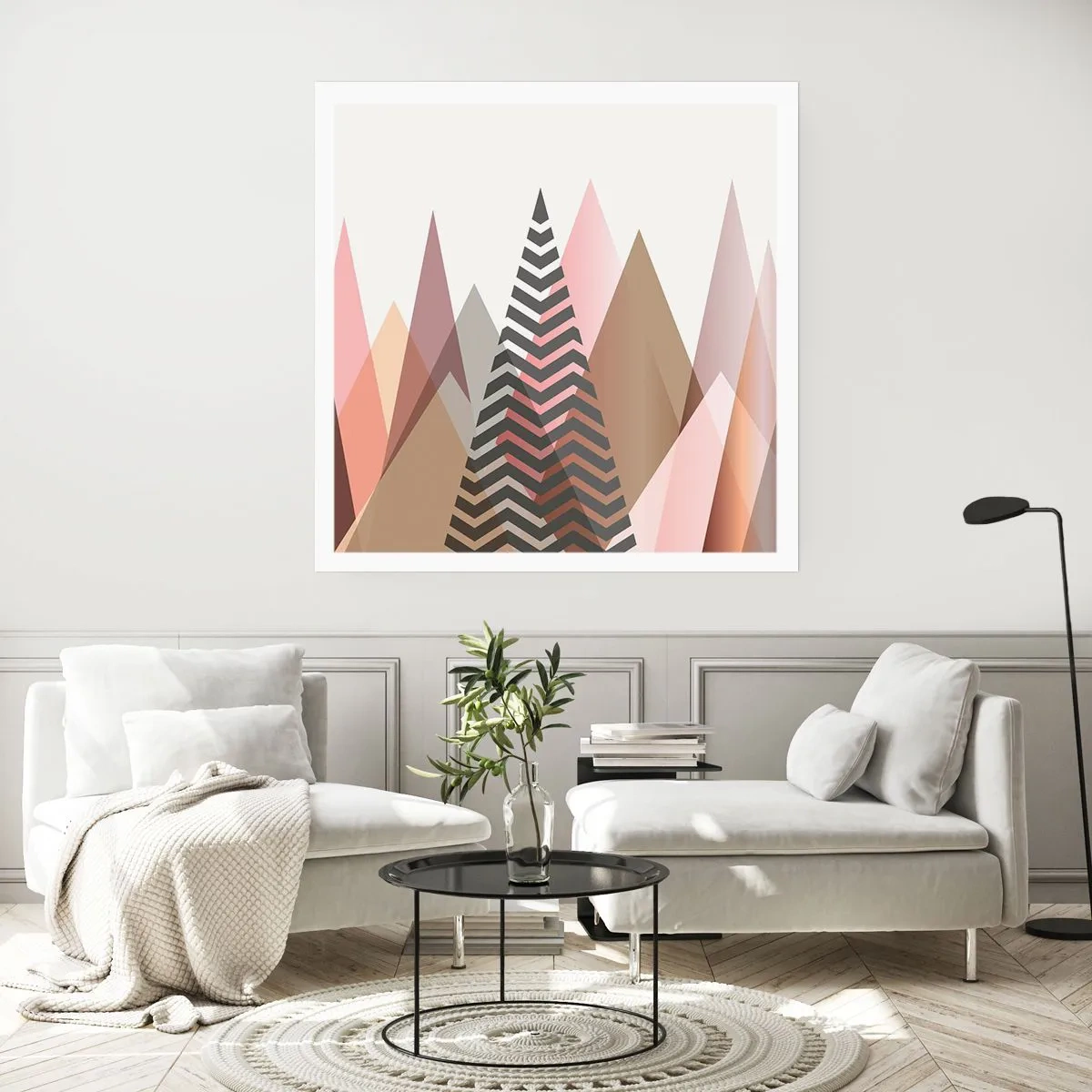 Póster - Una visión piramidal - 60x60 cm