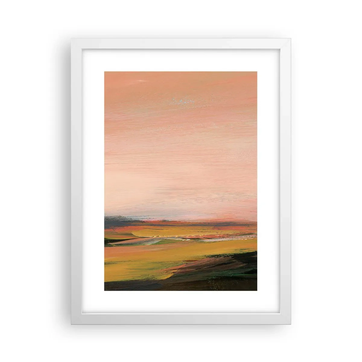 Póster en marco blanco - En tono rosa - 30x40 cm