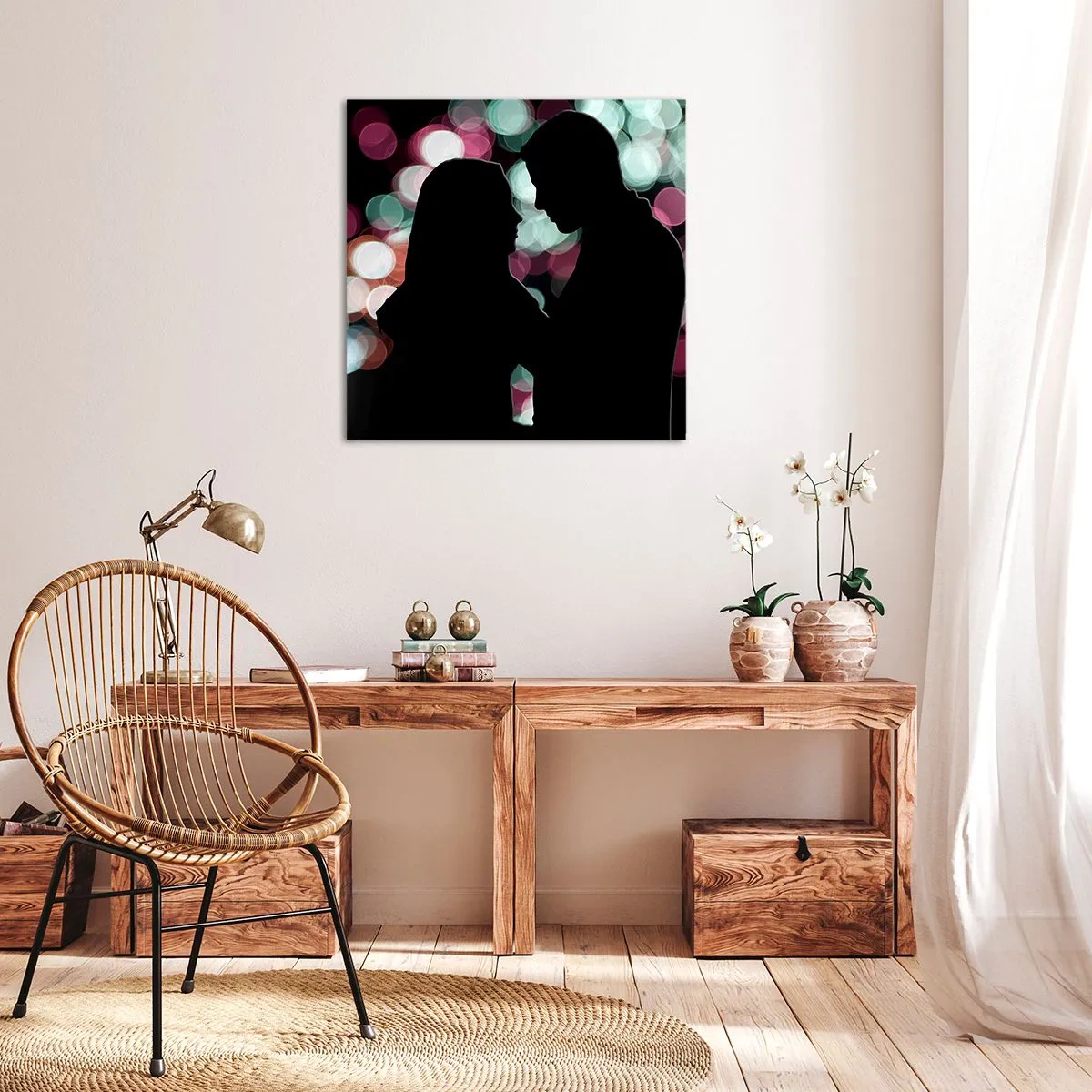 Cuadro sobre lienzo - Impresión de Imagen - ¡Sí! - 60x60 cm