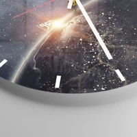 Esfera sin numeración, con rayas