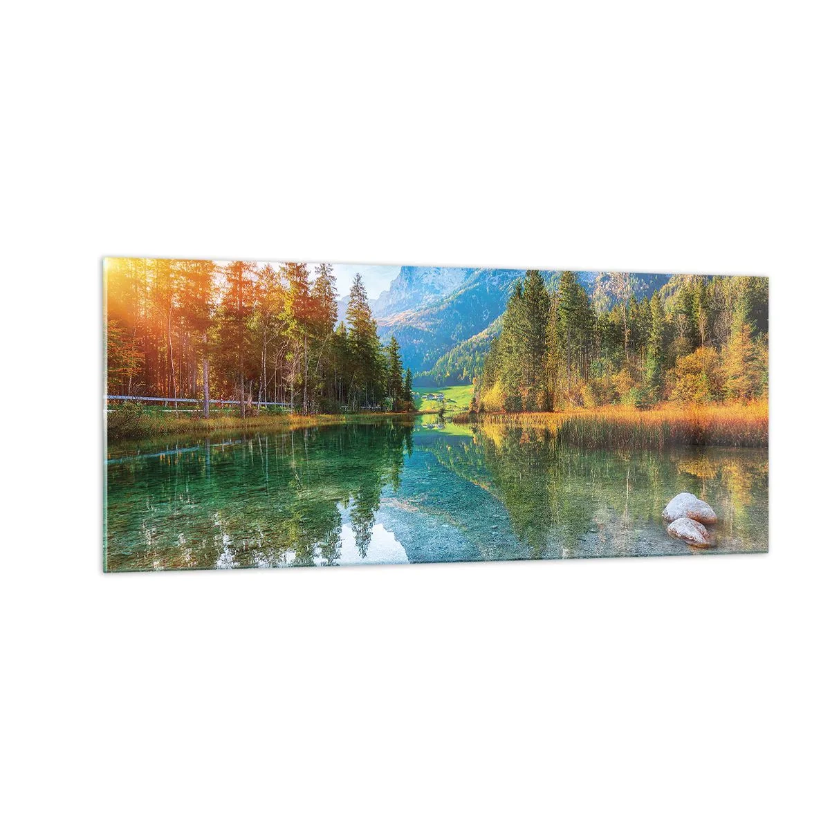 Cuadro sobre vidrio - Impresiones sobre Vidrio - La dulzura del otoño - 100x40 cm