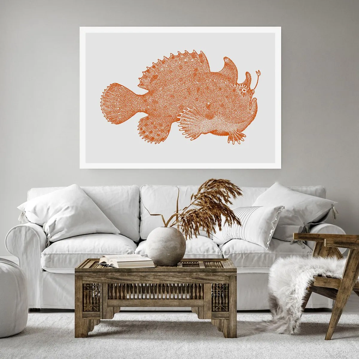 Póster - Y sin embargo, un simple pez - 50x40 cm