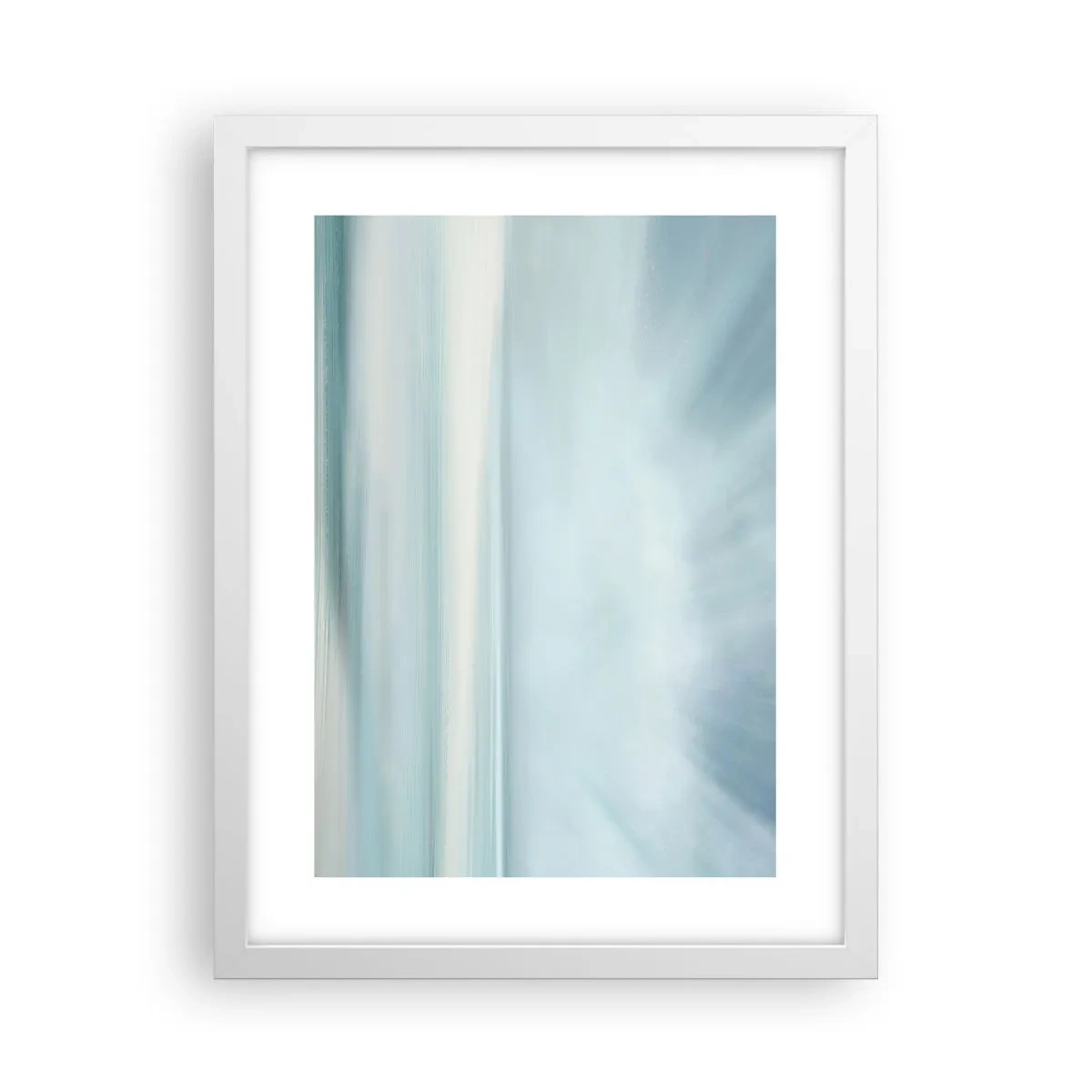 Póster en marco blanco - Paz hasta el horizonte - 30x40 cm