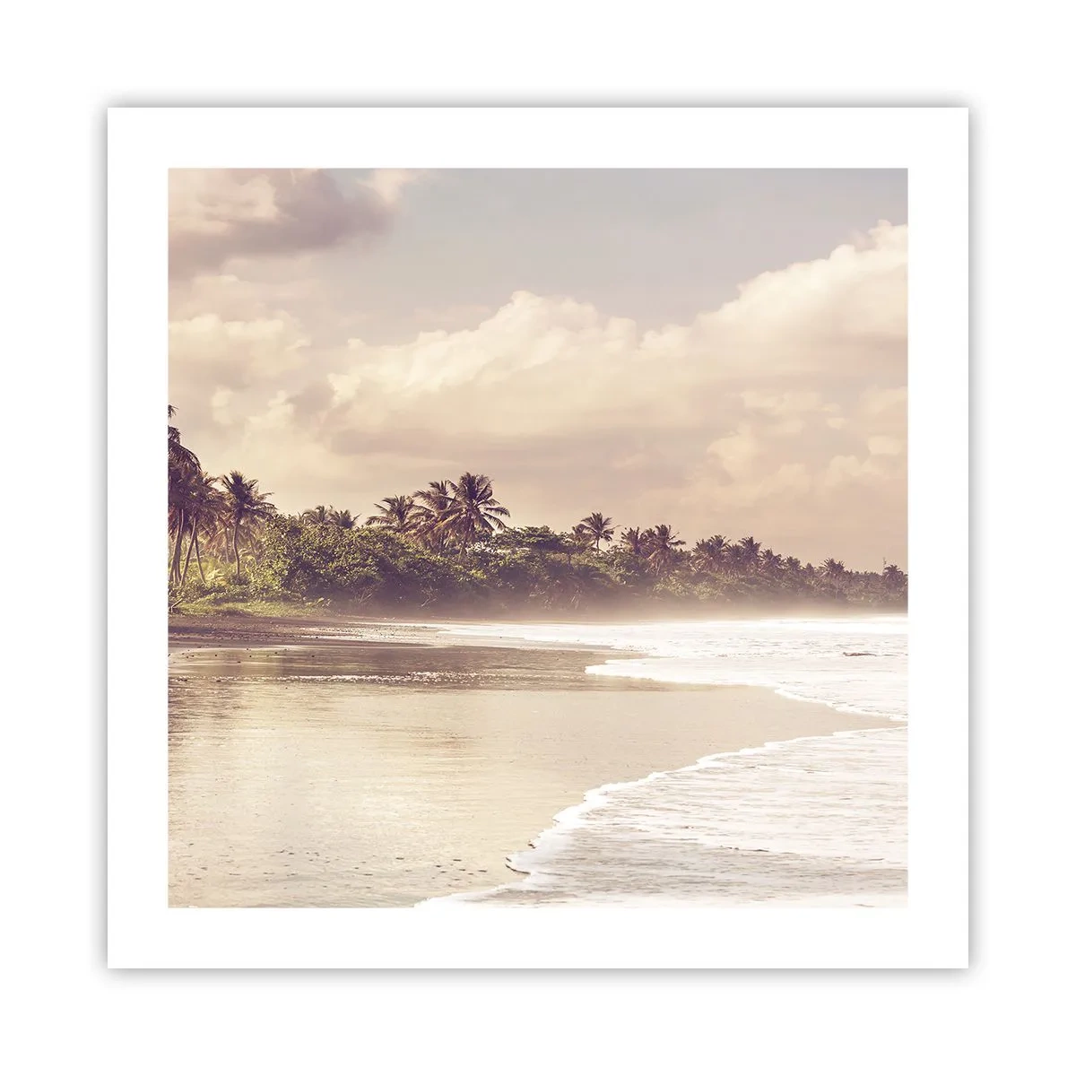 Póster - La caricia de las olas - 50x50 cm