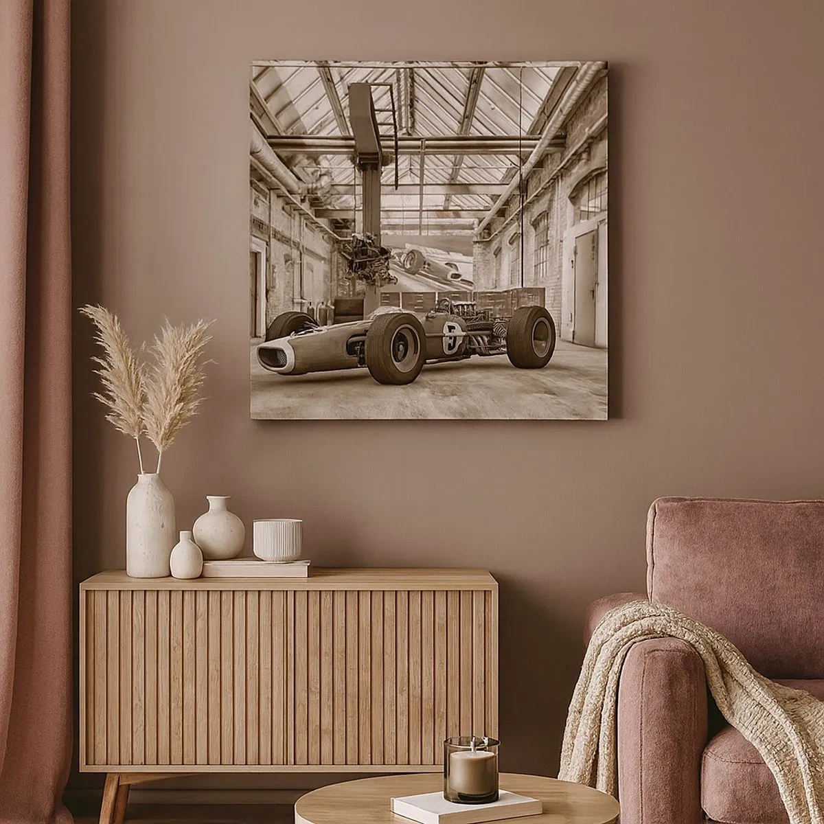 Cuadro sobre lienzo - Impresión de Imagen - El descanso del vencedor - 30x30 cm