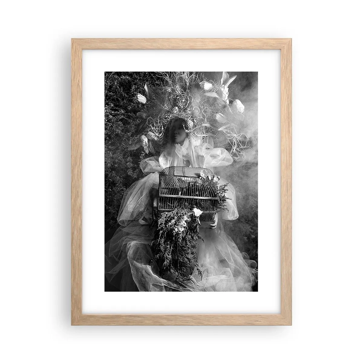 Póster en marco roble claro - La madre misma - La naturaleza - 30x40 cm