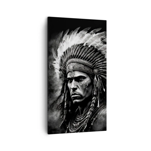 Cuadro sobre lienzo - Impresión de Imagen - Líder y guerrero - 45x80 cm