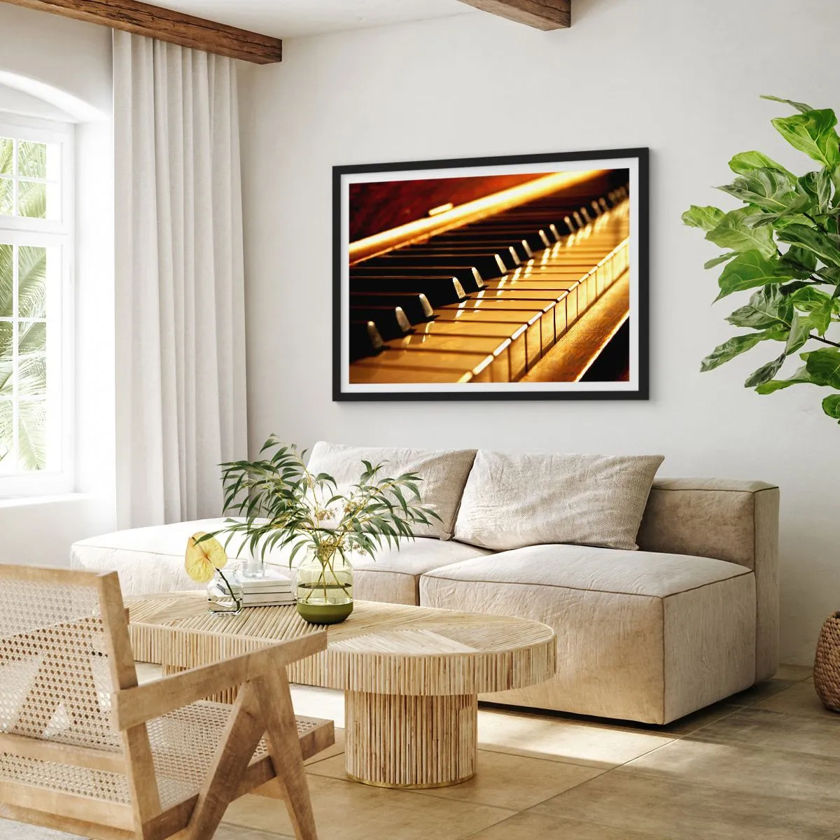 Póster en marco negro - Posibilidades ilimitadas - 40x30 cm