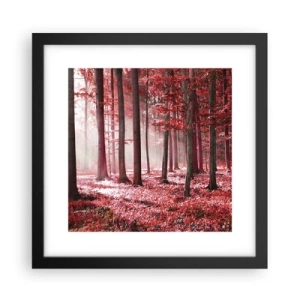 Póster en marco negro - Rojo como el que más - 30x30 cm