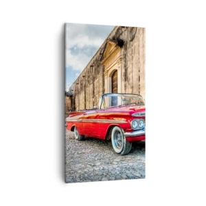 Cuadro sobre lienzo - Impresión de Imagen - Emociones cubanas - 45x80 cm