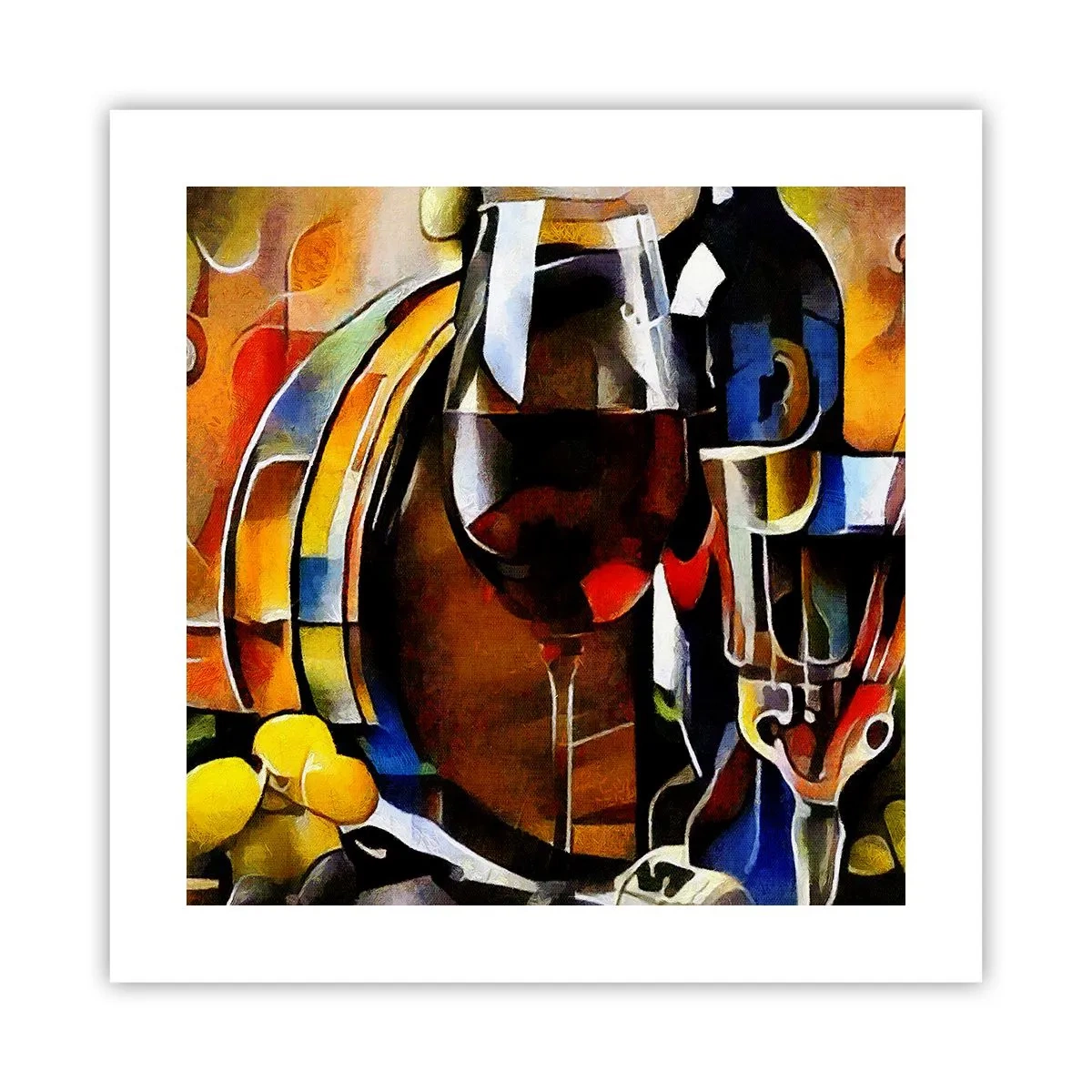 Póster - Y el mundo se vuelve más colorido - 40x40 cm