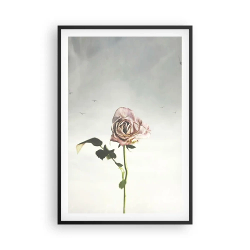 Póster en marco negro - Bienvenida a la primavera - 61x91 cm