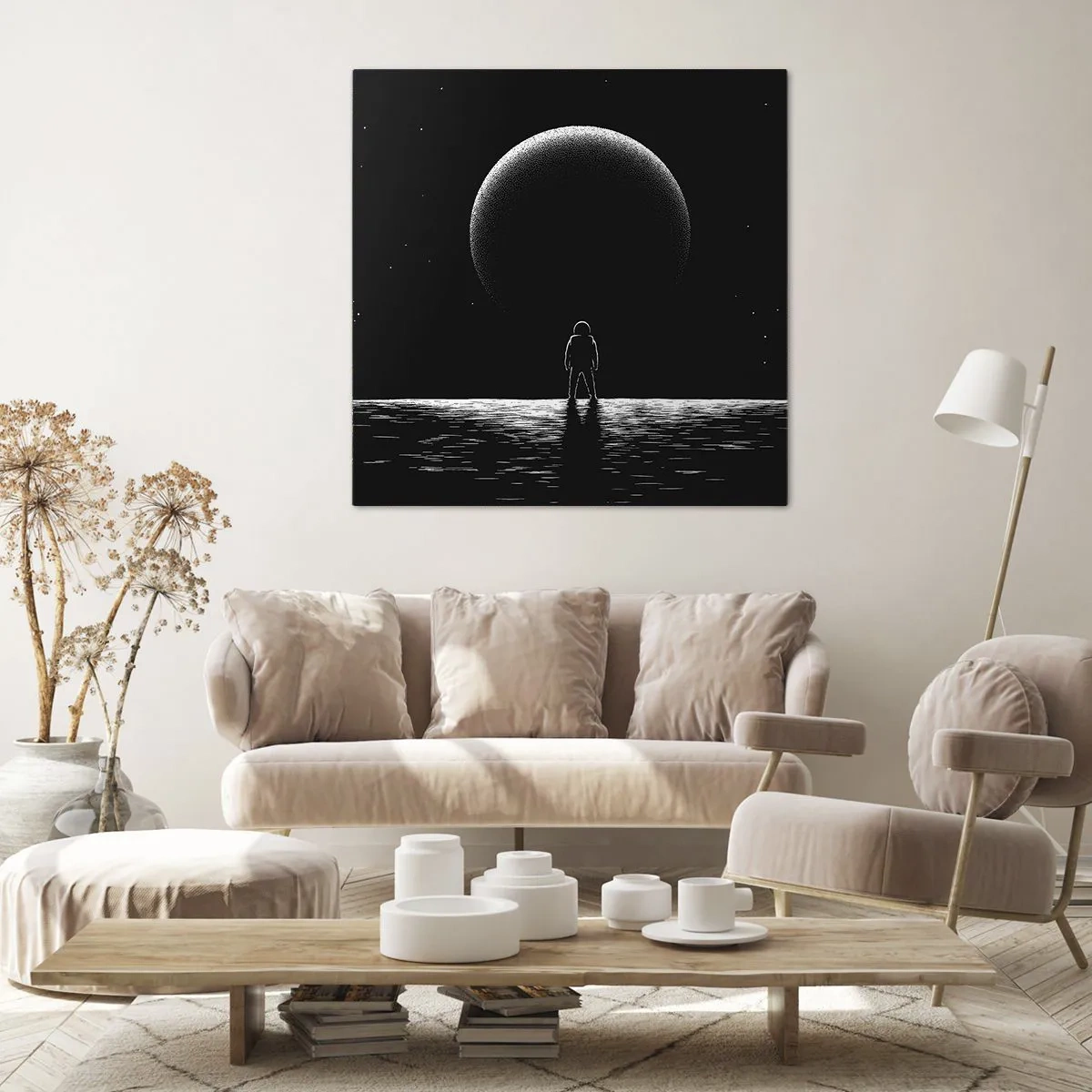 Cuadro sobre lienzo - Impresión de Imagen - Cara a cara - 30x30 cm