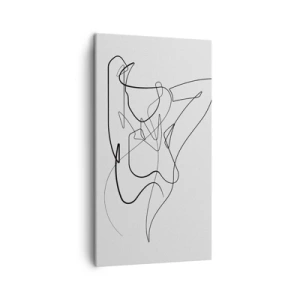 Cuadro sobre lienzo - Impresión de Imagen - Realmente, tal y como eres - 45x80 cm