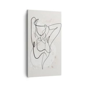 Cuadro sobre lienzo - Impresión de Imagen - El arte de la seducción - 45x80 cm