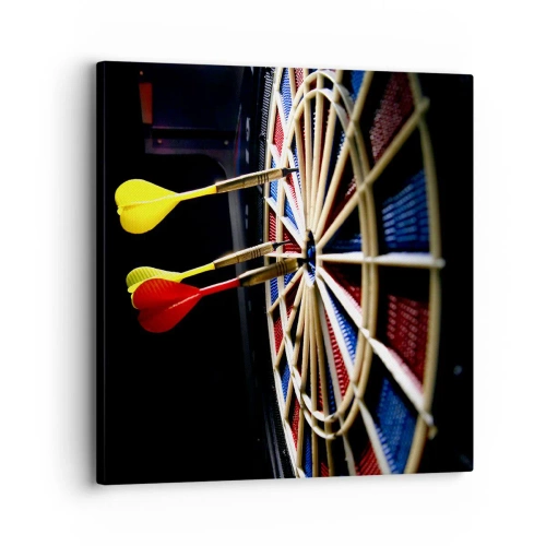 Cuadro sobre lienzo - Impresión de Imagen - En el blanco - 30x30 cm
