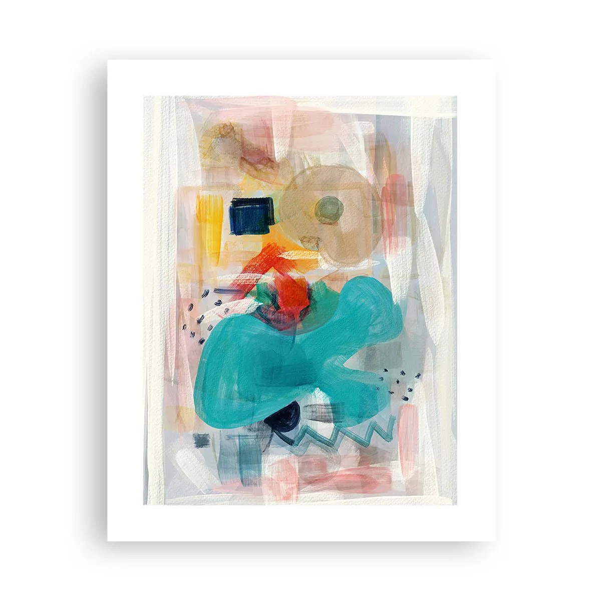 Póster - Un juego de colores - 40x50 cm