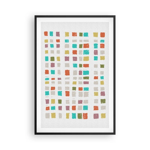 Póster en marco negro - Juego desconocido - 61x91 cm