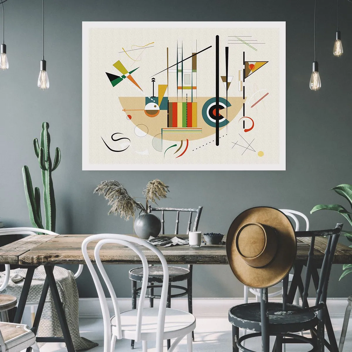 Póster - Y el mundo ríe - 70x50 cm