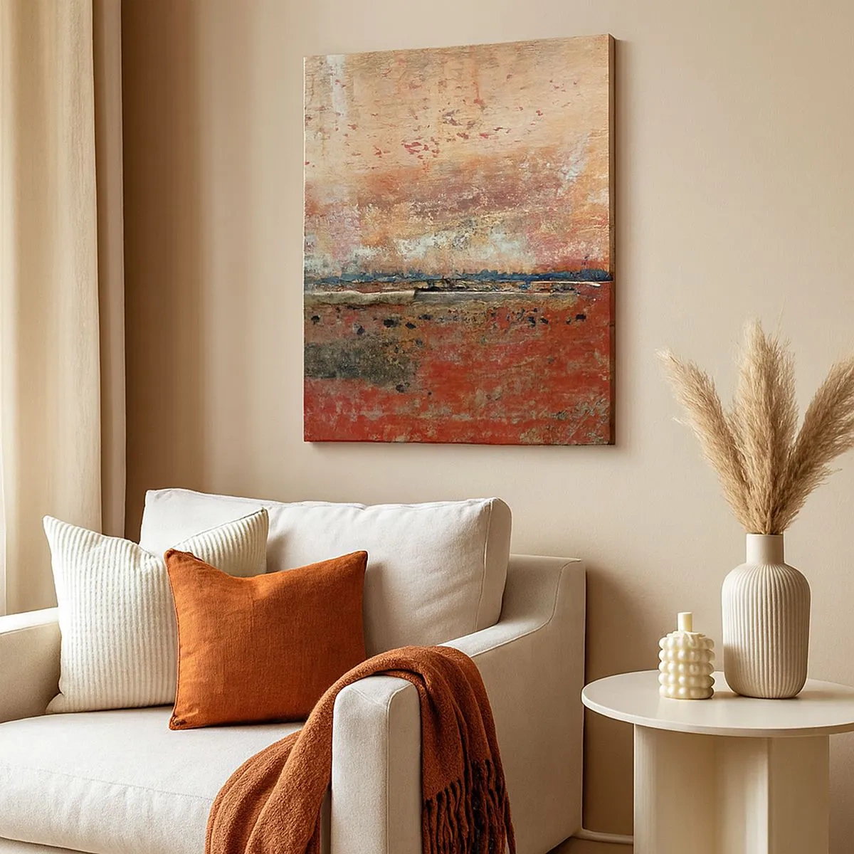 Cuadro sobre lienzo - Impresión de Imagen - Tal vez sea el mar - 30x30 cm