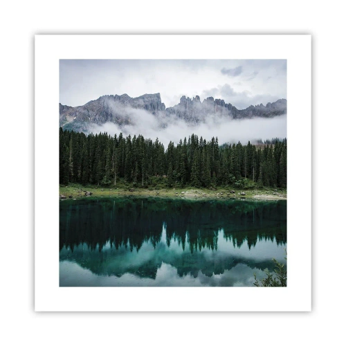 Póster - Calla, calla, no despertemos al agua dormida.... - 40x40 cm