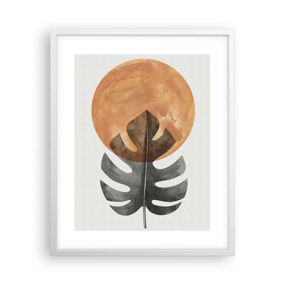 Póster en marco blanco - Siempre el sol - 40x50 cm