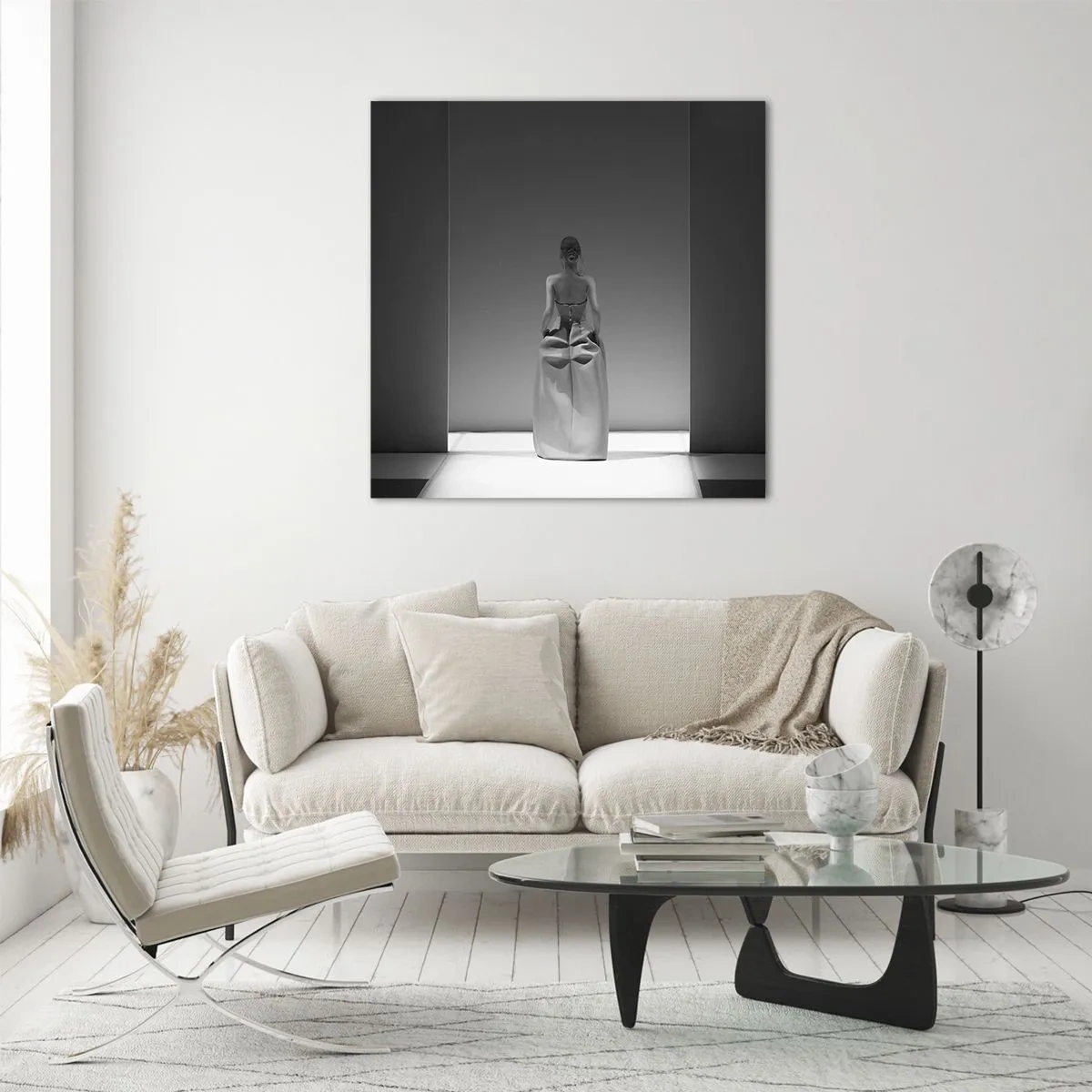 Cuadro sobre vidrio - Impresiones sobre Vidrio - Sencillez refinada - 40x40 cm