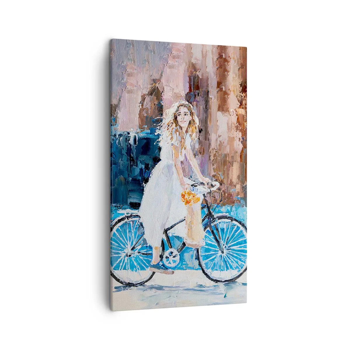 Cuadro sobre lienzo - Impresión de Imagen - Alegría por la mañana - 45x80 cm